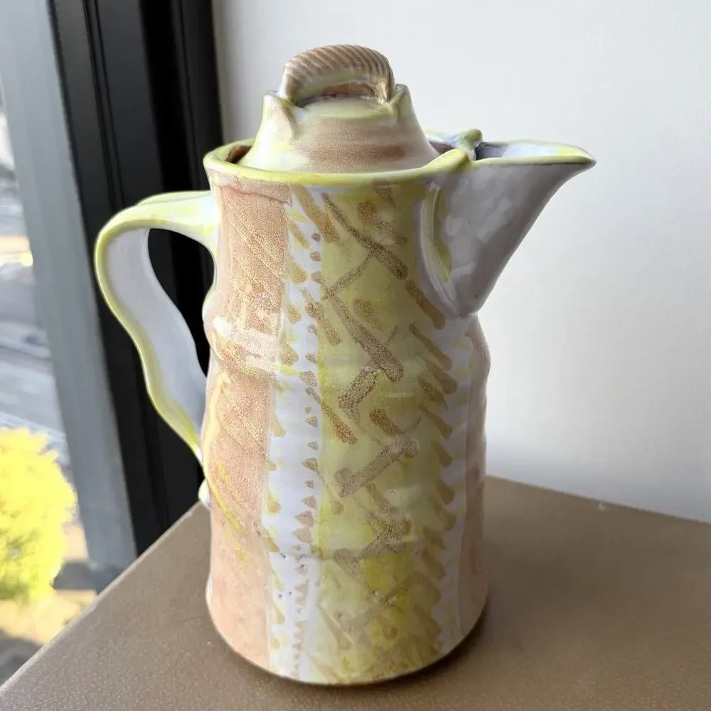 Diane Kenney Pottery Pitcher Jug With Handle 10